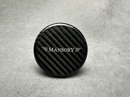 Mansory Carbon Emblem for Airbag Steering Wheel – Premium carbon fiber badge for 2024+ Mercedes models