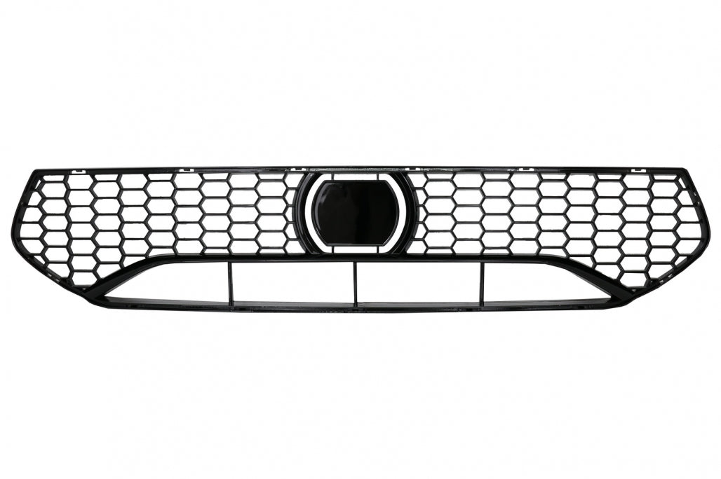 Middle Lower Grille ACC Compatible Piano Black for BMW 5 Series G30 G31 M5 Bumper (2017–2019)