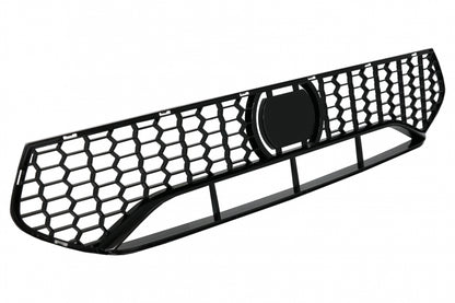 Middle Lower Grille ACC Compatible Piano Black for BMW 5 Series G30 G31 M5 Bumper (2017–2019)
