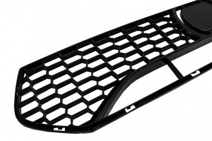Middle Lower Grille ACC Compatible Piano Black for BMW 5 Series G30 G31 M5 Bumper (2017–2019)