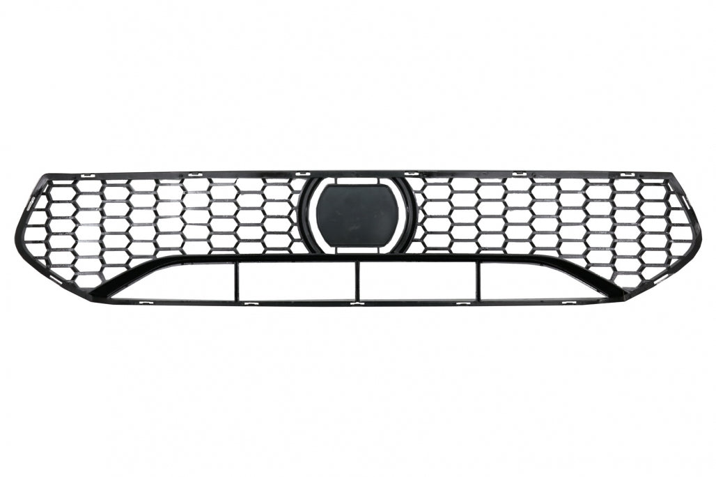 Middle Lower Grille ACC Compatible Piano Black for BMW 5 Series G30 G31 M5 Bumper (2017–2019)