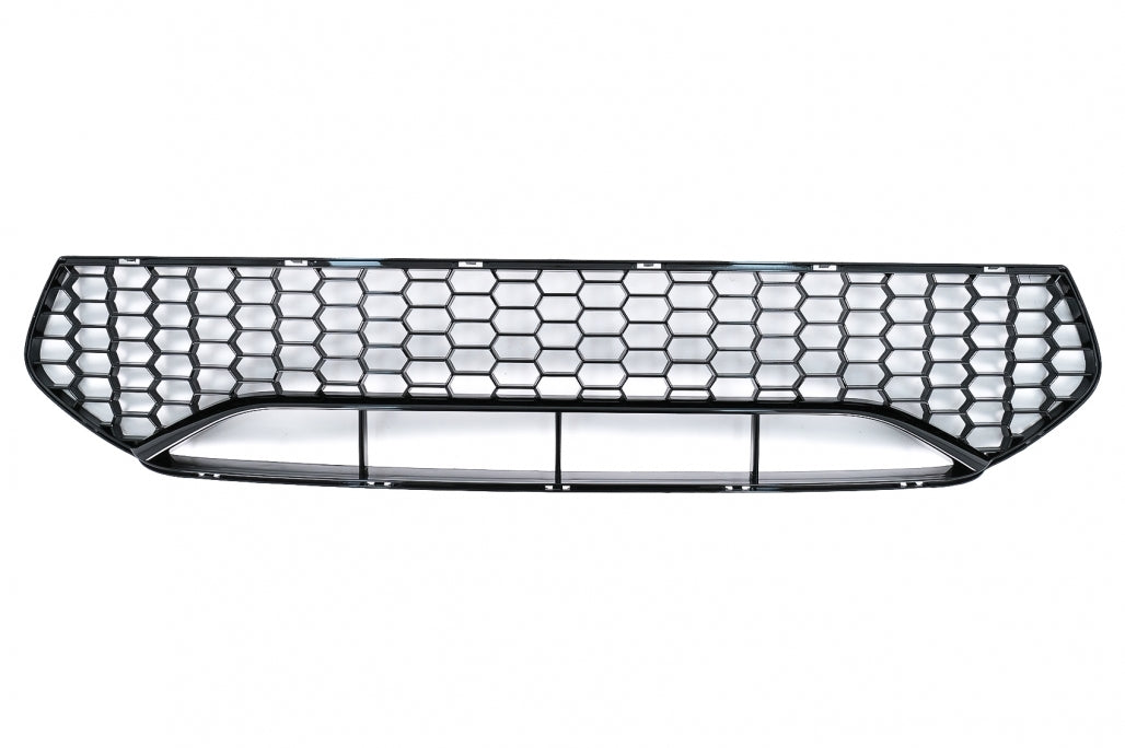 Middle Lower Grille Piano Black for BMW 5 Series G30 G31 M5 Bumper (2017–2019)
