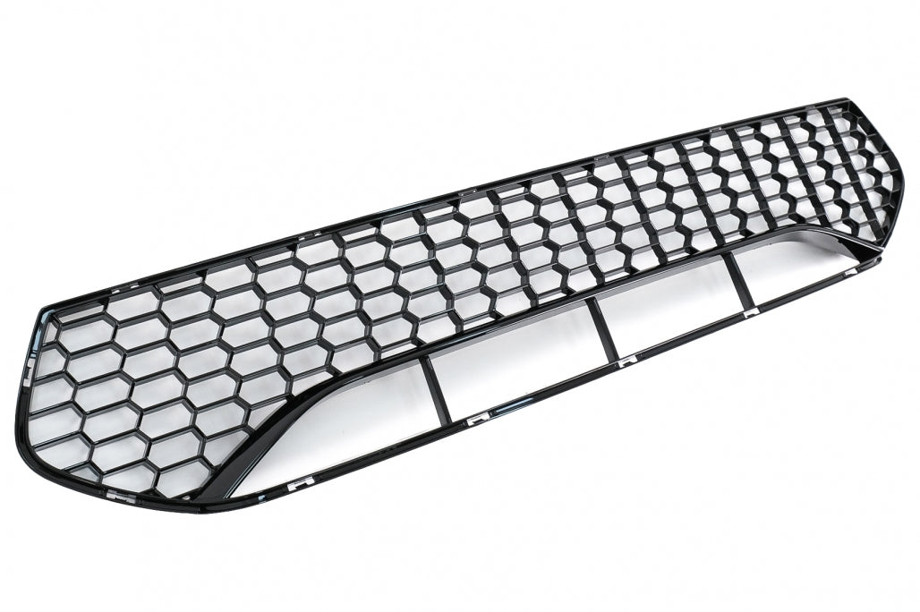 Middle Lower Grille Piano Black for BMW 5 Series G30 G31 M5 Bumper (2017–2019)
