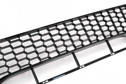 Middle Lower Grille Piano Black for BMW 5 Series G30 G31 M5 Bumper (2017–2019)