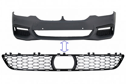 Middle Lower Grille for M-Tech Bumper with ACC BMW 5 Series G30 G31 (2017–2019)