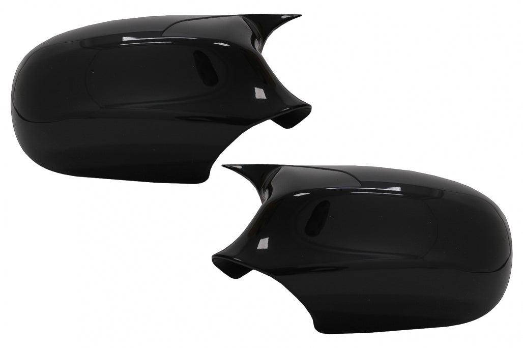 Mirror Covers M Sport Design Glossy Black for BMW 3 Series E90 E91 LCI (2008–2011)