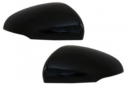 Mirror Covers Night Package Look Piano Black for Mercedes A-Class W177 V177 CLA C118 X118 (2018–Up)
