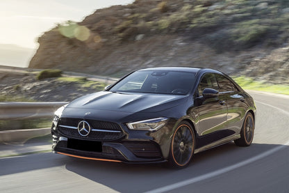 Mirror Covers Night Package Look Piano Black for Mercedes A-Class W177 V177 CLA C118 X118 (2018–Up)
