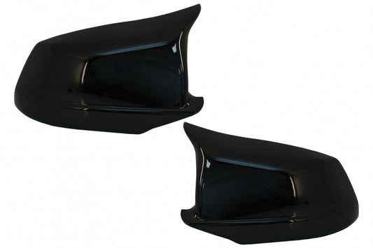 Mirror Covers Piano Black M Design for BMW 5 Series F10 F11 F18 Non-LCI (2010–2013)