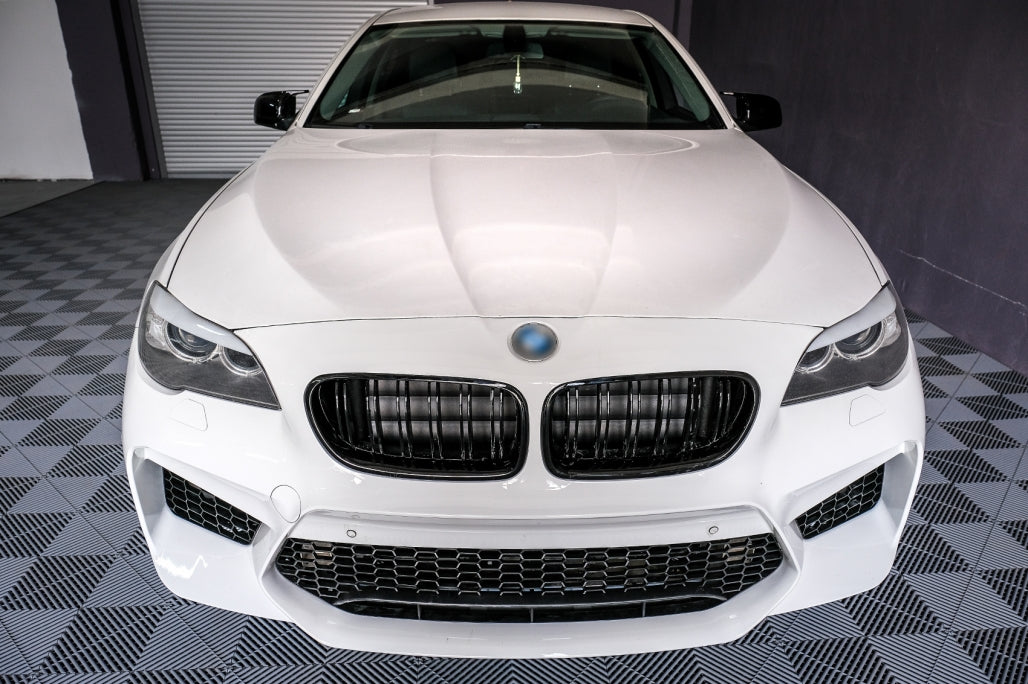 Mirror Covers Piano Black M Design for BMW 5 Series F10 F11 F18 Non-LCI (2010–2013)