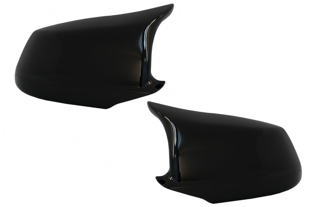 Mirror Covers Piano Black M Design for BMW 5 Series F10 F11 F18 Non-LCI (2010–2013)