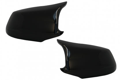 Mirror Covers Piano Black M Design for BMW 5 Series F10 F11 F18 Non-LCI (2010–2013)