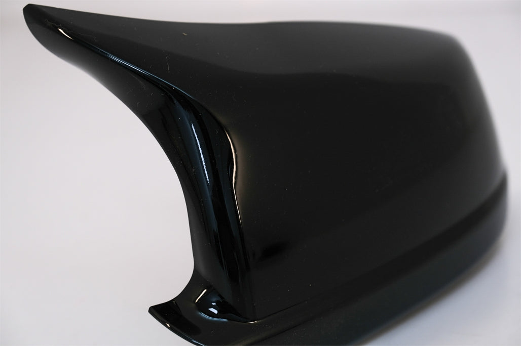 Mirror Covers Piano Black M Design for BMW 5 Series F10 F11 F18 Non-LCI (2010–2013)