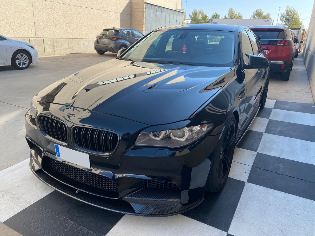 Mirror Covers Piano Black M Design for BMW 5 Series F10 F11 F18 Non-LCI (2010–2013)