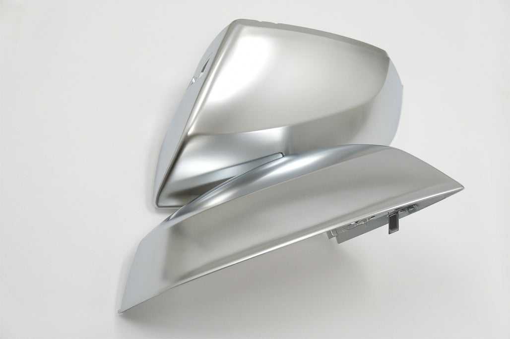 Mirror Covers RS Design Extinction Aluminium for Audi Q7 4M (2015–2019)  Q5 (2017–2020) with Side Assist