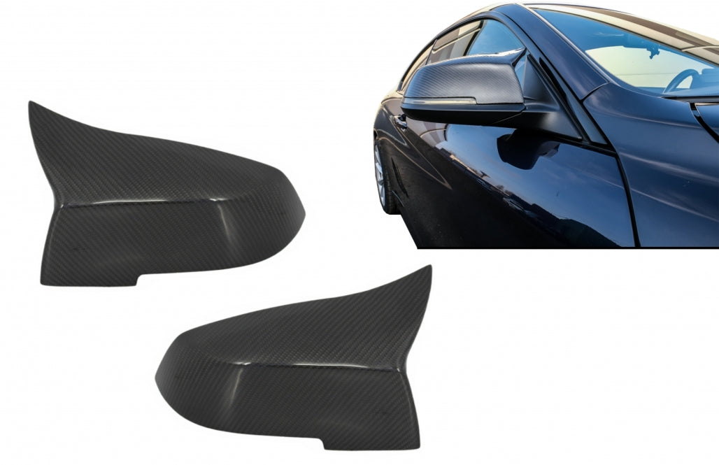 Mirror Covers Real Carbon Fiber for BMW 1 2 3 4 Series