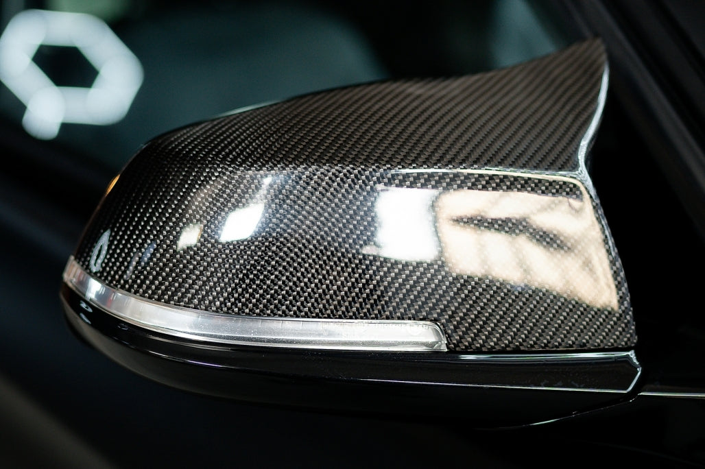 Mirror Covers Real Carbon Fiber for BMW 1 2 3 4 Series
