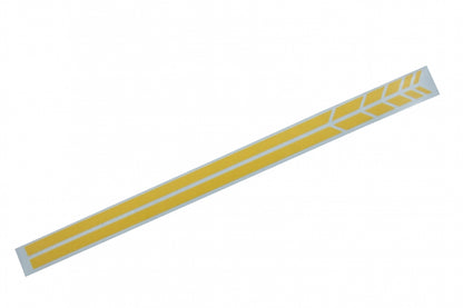 Mirror Stickers Yellow Matte for Mercedes Models (Universal Fit 30 cm)