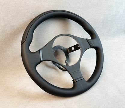 Evo 9 MOMO wheel with new stitched leather and restored grip