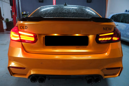 OLED Taillights M4 Design Red Clear for BMW 3 Series F30 F35 F80 (2011–2019)