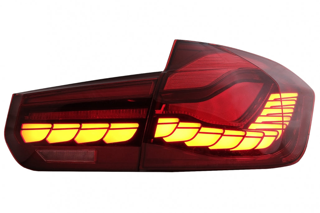 OLED Taillights M4 Design Red Clear for BMW 3 Series F30 F35 F80 (2011–2019)