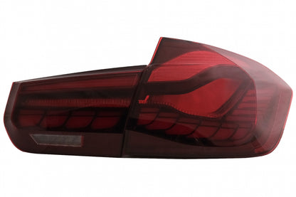 OLED Taillights M4 Design Red Clear for BMW 3 Series F30 F35 F80 (2011–2019)