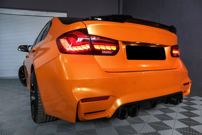 OLED Taillights M4 Design Red Smoke for BMW 3 Series F30 F35 F80 (2011–2019)