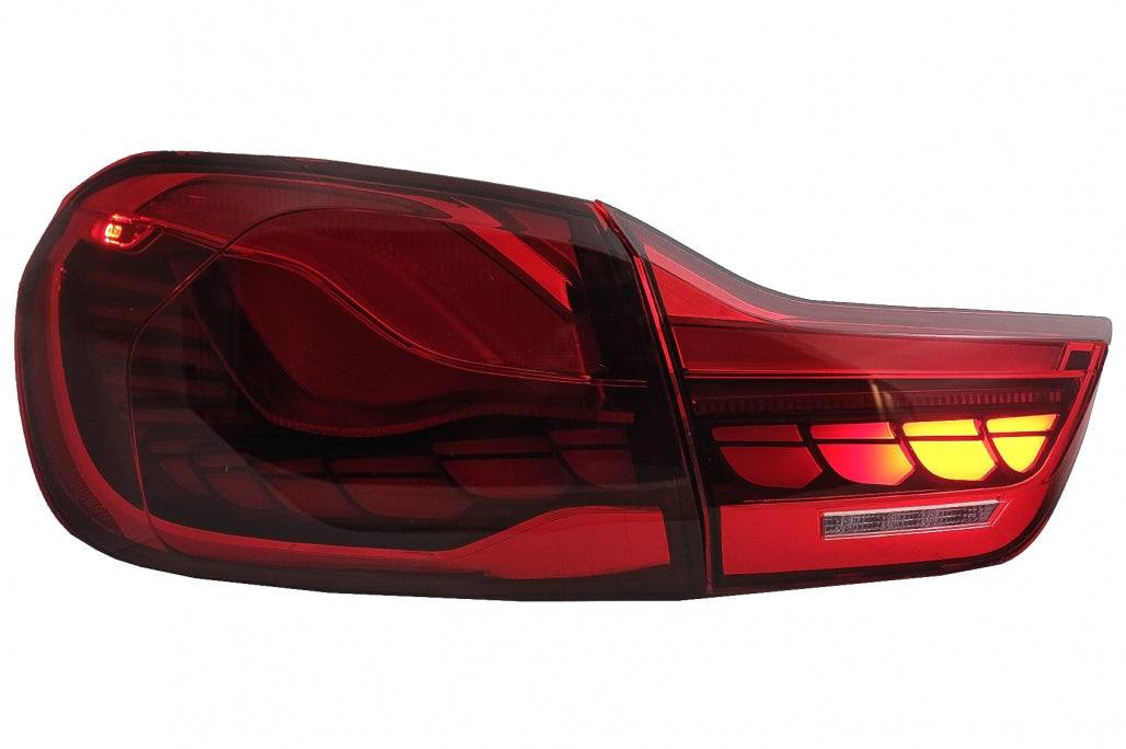 OLED Taillights Red Clear Dynamic Sequential for BMW 4 Series F32 F33 F36 / M4 F82 F83 (2013–2019)