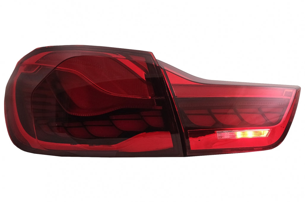 OLED Taillights Red Clear Dynamic Sequential for BMW 4 Series F32 F33 F36 / M4 F82 F83 (2013–2019)