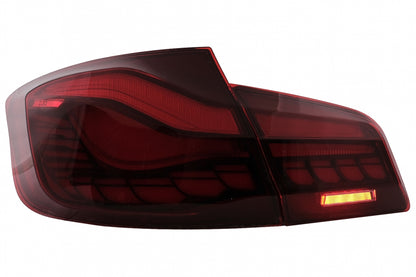 OLED Taillights Red Clear Sequential LED for BMW 5 Series F10 Sedan (2011–2017)