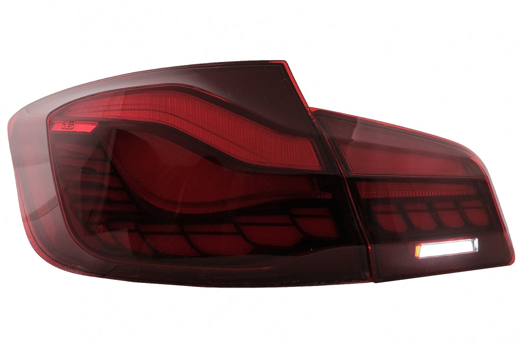 OLED Taillights Red Clear Sequential LED for BMW 5 Series F10 Sedan (2011–2017)