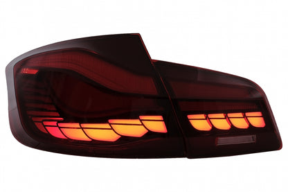 OLED Taillights Red Clear Sequential LED for BMW 5 Series F10 Sedan (2011–2017)