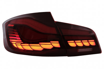 OLED Taillights Red Clear Sequential LED for BMW 5 Series F10 Sedan (2011–2017)