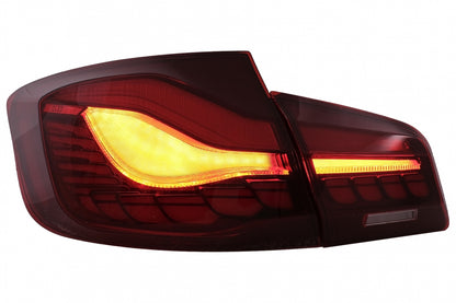 OLED Taillights Red Clear Sequential LED for BMW 5 Series F10 Sedan (2011–2017)