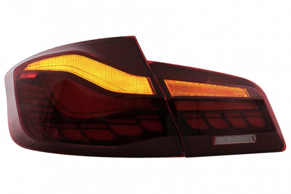 OLED Taillights Red Clear Sequential LED for BMW 5 Series F10 Sedan (2011–2017)
