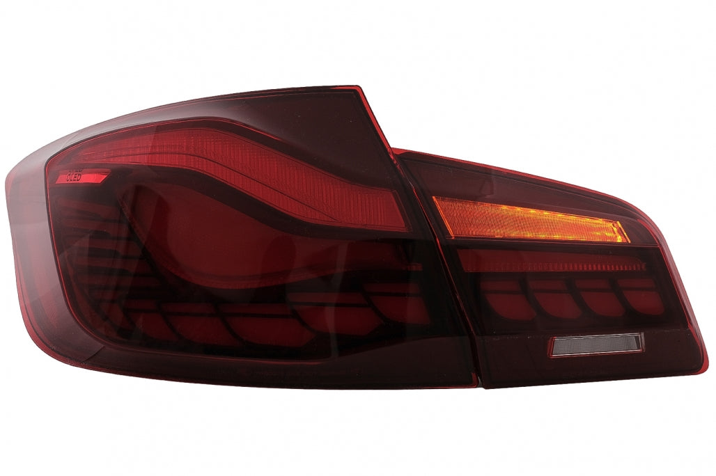 OLED Taillights Red Clear Sequential LED for BMW 5 Series F10 Sedan (2011–2017)