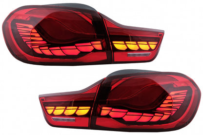 OLED Taillights Red Dynamic Sequential for BMW 4 Series F32 F33 F36 / M4 F82 F83 (2013–2019)
