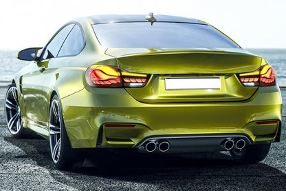 OLED Taillights Red Smoke Dynamic Sequential for BMW 4 Series F32 F33 F36 / M4 F82 F83 (2013–2019)
