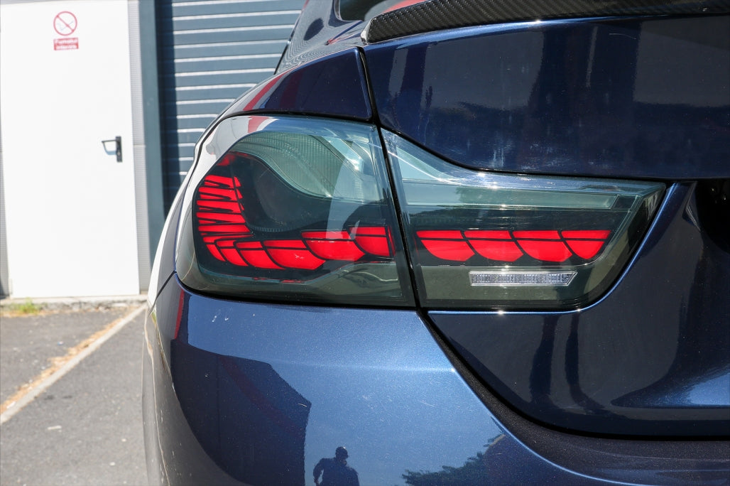 OLED Taillights Red Smoke Dynamic Sequential for BMW 4 Series F32 F33 F36 / M4 F82 F83 (2013–2019)