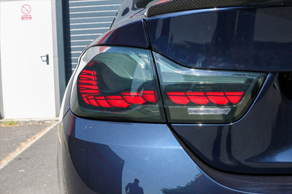 OLED Taillights Red Smoke Dynamic Sequential for BMW 4 Series F32 F33 F36 / M4 F82 F83 (2013–2019)