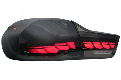OLED Taillights Red Smoke Dynamic Sequential for BMW 4 Series F32 F33 F36 / M4 F82 F83 (2013–2019)
