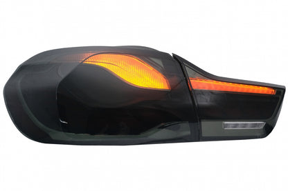 OLED Taillights Red Smoke Dynamic Sequential for BMW 4 Series F32 F33 F36 / M4 F82 F83 (2013–2019)