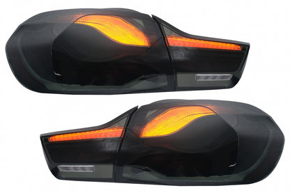 OLED Taillights Red Smoke Dynamic Sequential for BMW 4 Series F32 F33 F36 / M4 F82 F83 (2013–2019)