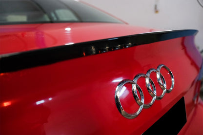 Piano Black Trunk Spoiler for Audi A4 B9 Sedan (2016–Up)