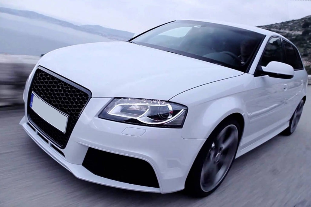 RS3 Design Front Bumper for Audi A3 8P Facelift Sportback  Hatchback  Convertible (2009–2012)