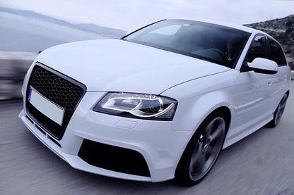 RS3 Design Front Bumper for Audi A3 8P Facelift Sportback  Hatchback  Convertible (2009–2012)