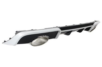 RS3 Style Rear Bumper Diffuser with Exhaust Tips for Audi A3 8V Hatchback / Sportback (2012–2015)