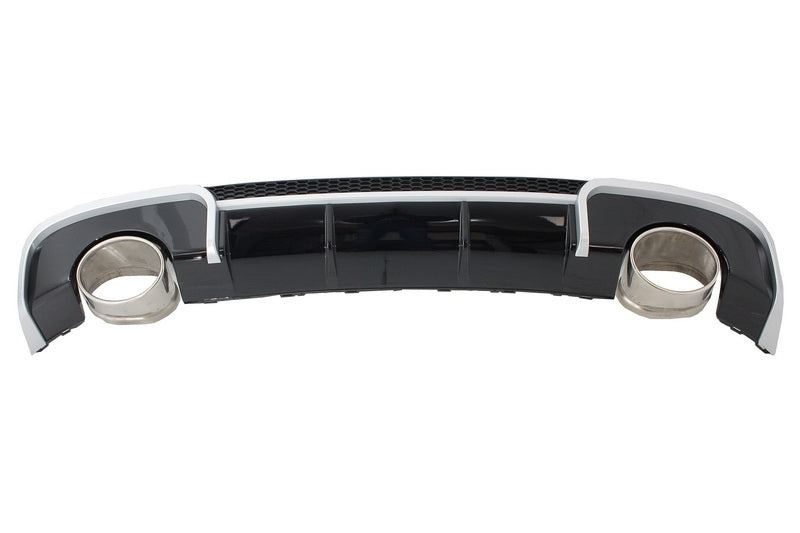RS3 Style Rear Bumper Diffuser with Exhaust Tips for Audi A3 8V Hatchback / Sportback (2012–2015)