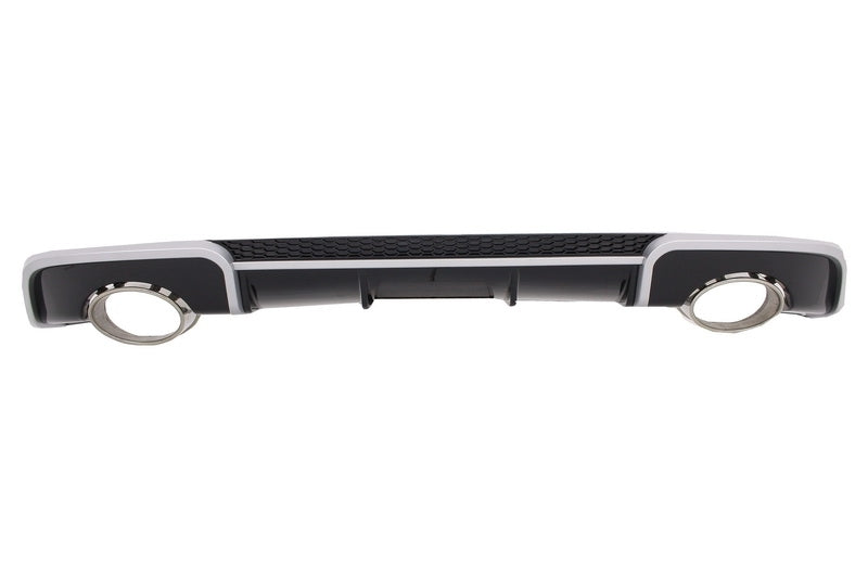 RS3 Style Rear Bumper Diffuser with Exhaust Tips for Audi A3 8V Hatchback / Sportback (2012–2015)