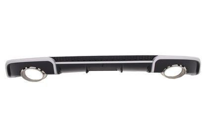 RS3 Style Rear Bumper Diffuser with Exhaust Tips for Audi A3 8V Hatchback / Sportback (2012–2015)